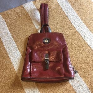 💫Vintage mouflon little bag/backpack